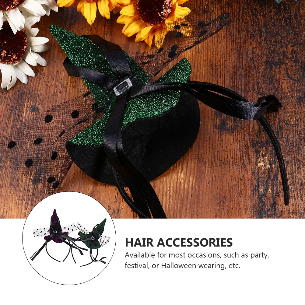 2Pcs Witch Hat Halloween Hairband Lightweight Durable Hair Clasp Party Hair Accessories Fashion Headband Cute Headdress Festival 
2Pcs Witch Hat Halloween Hairband Lightweight Durable Hair Clasp Party Hair Accessories Fashion Headband Cute Headdress Festival