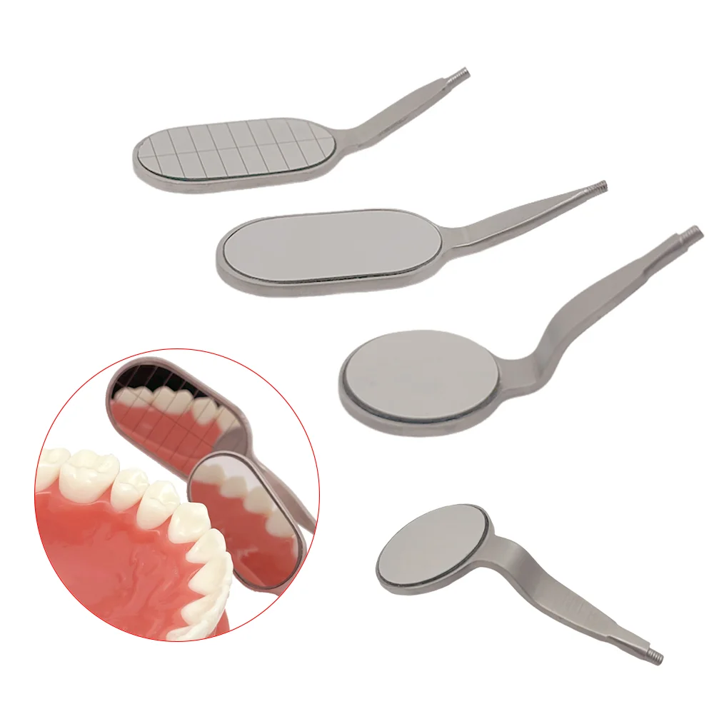 Anti-Fog Rhodium Dental Mirrors - Long Shape Oral Reflectors Durable & Reusable Tools for Dentists & Clinics
Anti-Fog Rhodium Dental Mirrors - Long Shape Oral Reflectors Durable & Reusable Tools for Dentists & Clinics