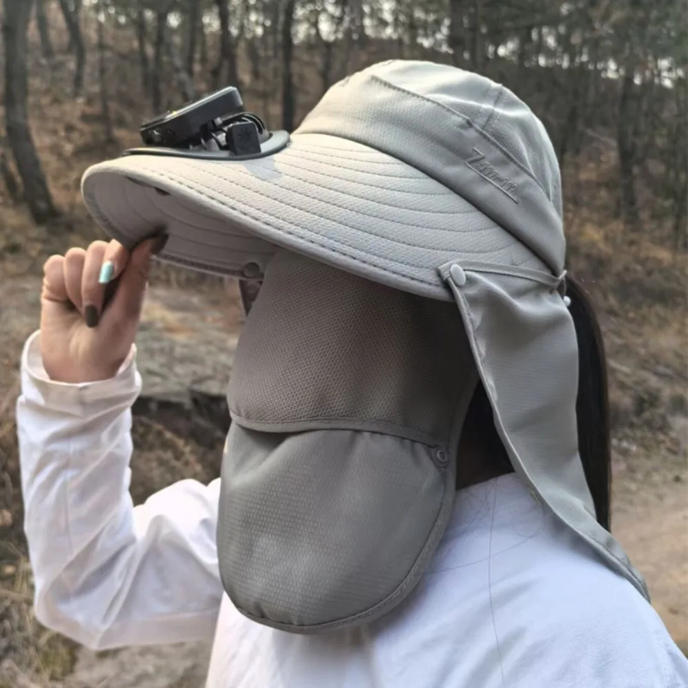 Portable Wide Brim Solar Fan Hat USB Charging UPF50+ Men Sun Hat Quick Dry Fishing Hat for Summer
Portable Wide Brim Solar Fan Hat USB Charging UPF50+ Men Sun Hat Quick Dry Fishing Hat for Summer