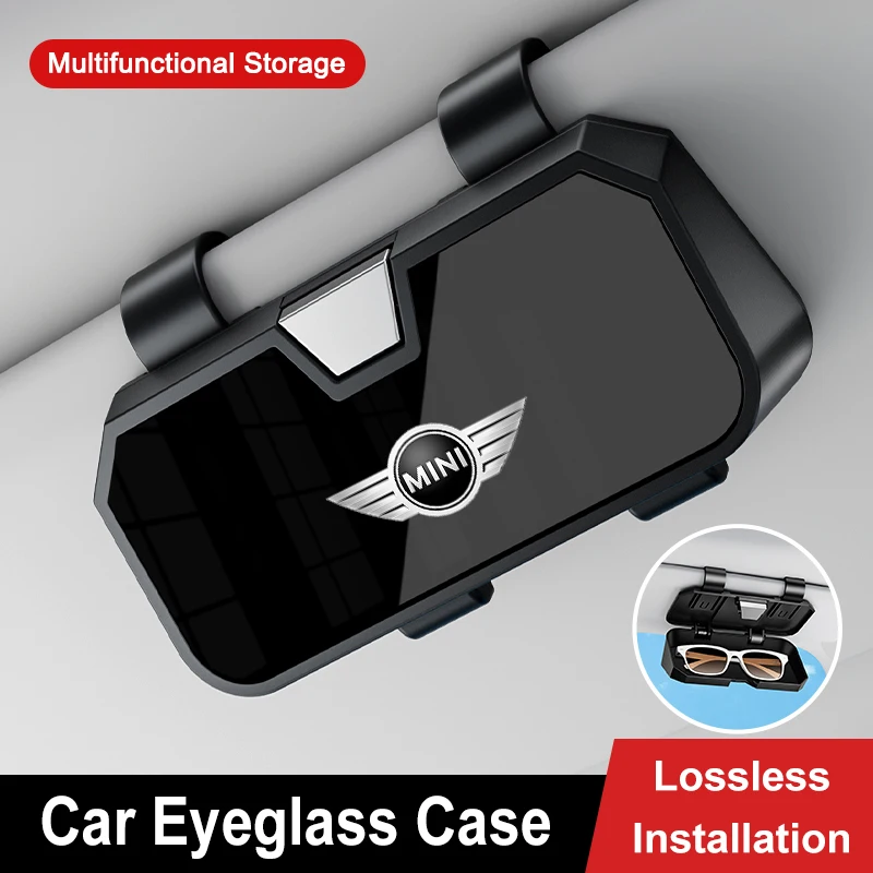 High-end Metal Car Sun Visor Glasses Clip Sunglasses Storage Case Holder For BMW MINI Cooper F55 F56 F57 R50 R51 R53 R54 R55 R56
High-end Metal Car Sun Visor Glasses Clip Sunglasses Storage Case Holder For BMW MINI Cooper F55 F56 F57 R50 R51 R53 R54 R55 R56