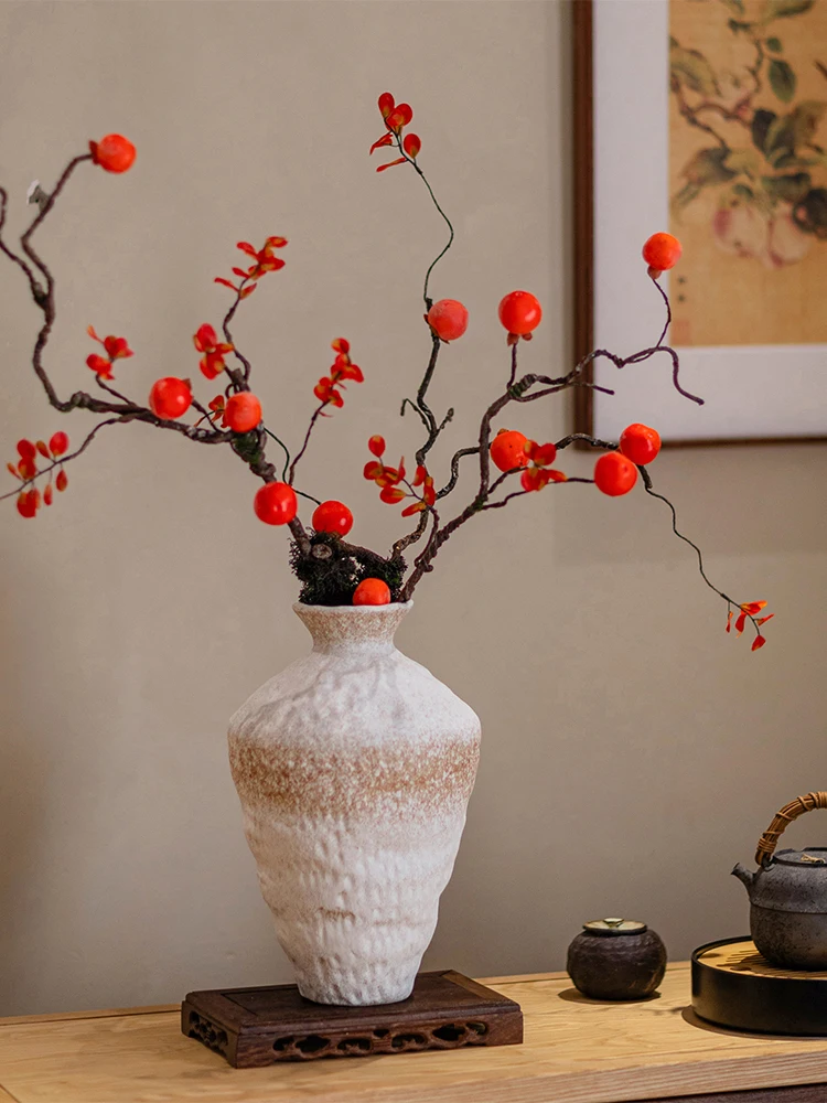 Retro Chinese Sle Zen Decorative Dried Branch Pomeanate Simulation Flower Arrangement Living Room Tea Room Ornament
Retro Chinese Sle Zen Decorative Dried Branch Pomeanate Simulation Flower Arrangement Living Room Tea Room Ornament