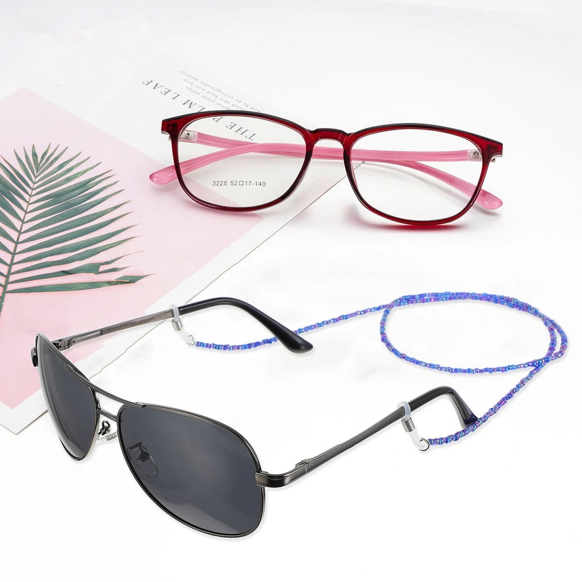 4pcs Colorful Multicolored Beads Eyeglass Chain Non-Slip Spectacles Chain For Outdoor Anti-Skid Glasses Rope Universal Fit For
4pcs Colorful Multicolored Beads Eyeglass Chain Non-Slip Spectacles Chain For Outdoor Anti-Skid Glasses Rope Universal Fit For