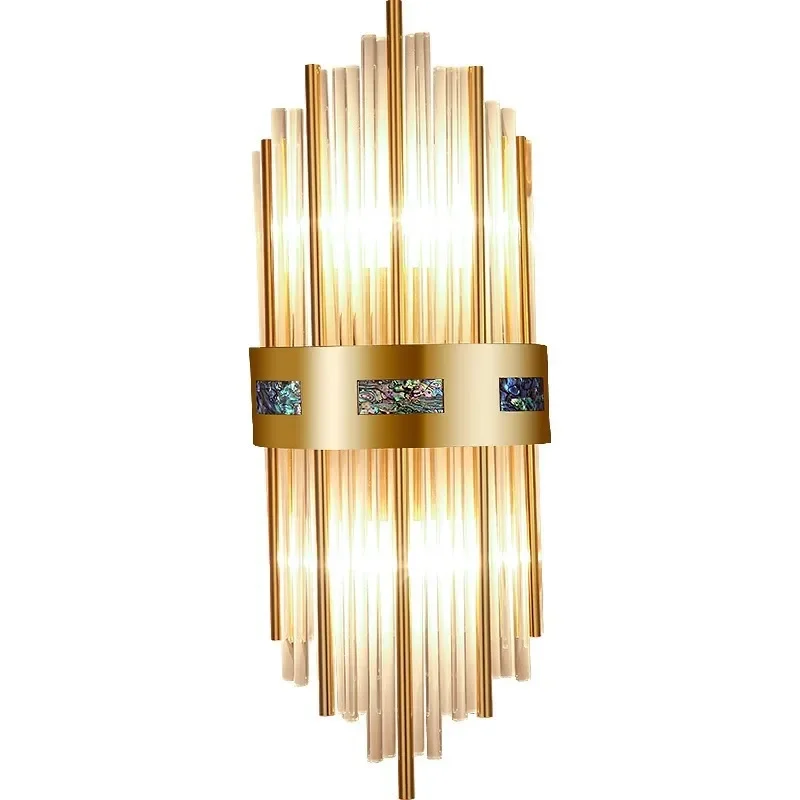 Wall lamp light luxury crystal bedroom bedside lamp aisle stairs wireless free wiring living room TV background wall lamp
Wall lamp light luxury crystal bedroom bedside lamp aisle stairs wireless free wiring living room TV background wall lamp