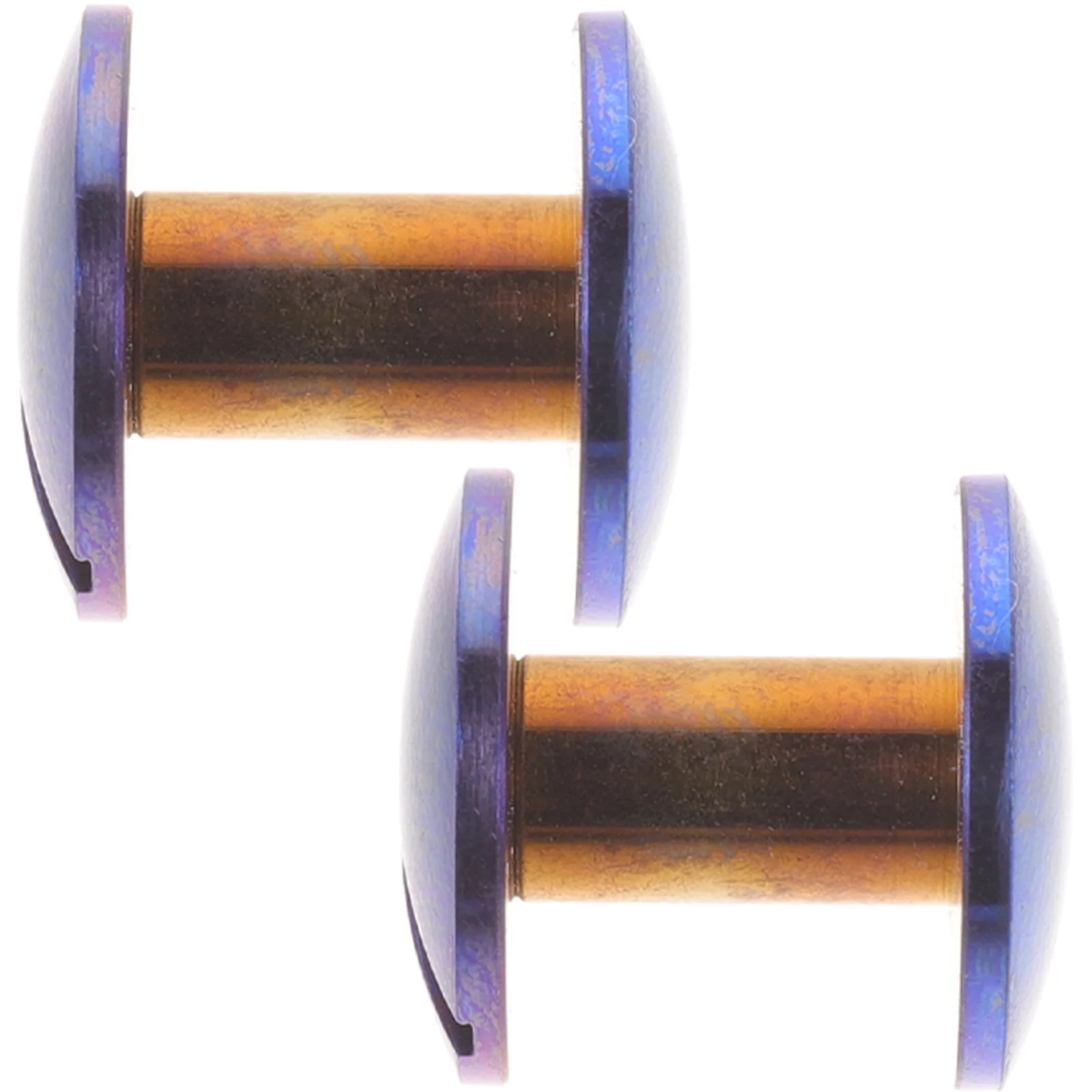 2 Pcs Titanium Alloy Binding Screws For Leathercraft Accessories High Grade Hard Durable Nickel Plated Strong Metal Texture Easy
2 Pcs Titanium Alloy Binding Screws For Leathercraft Accessories High Grade Hard Durable Nickel Plated Strong Metal Texture Easy