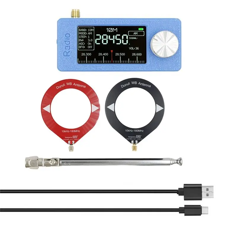 ~【On Sale】SI4732 Radio Mini Receiver 10Khz-180Mhz Portable Radio+2 Type Antenna Kit AM FM Radio SW MW VHF Mini SI4732 Radio
~【On Sale】SI4732 Radio Mini Receiver 10Khz-180Mhz Portable Radio+2 Type Antenna Kit AM FM Radio SW MW VHF Mini SI4732 Radio