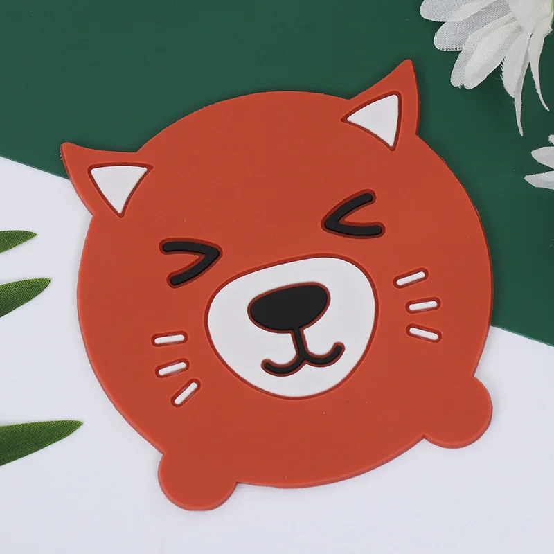 Cartoon creative PVC coaster non-slip coffee soft glue water cup mat Internet celebrity insulation bowl mat 2pcs
Cartoon creative PVC coaster non-slip coffee soft glue water cup mat Internet celebrity insulation bowl mat 2pcs