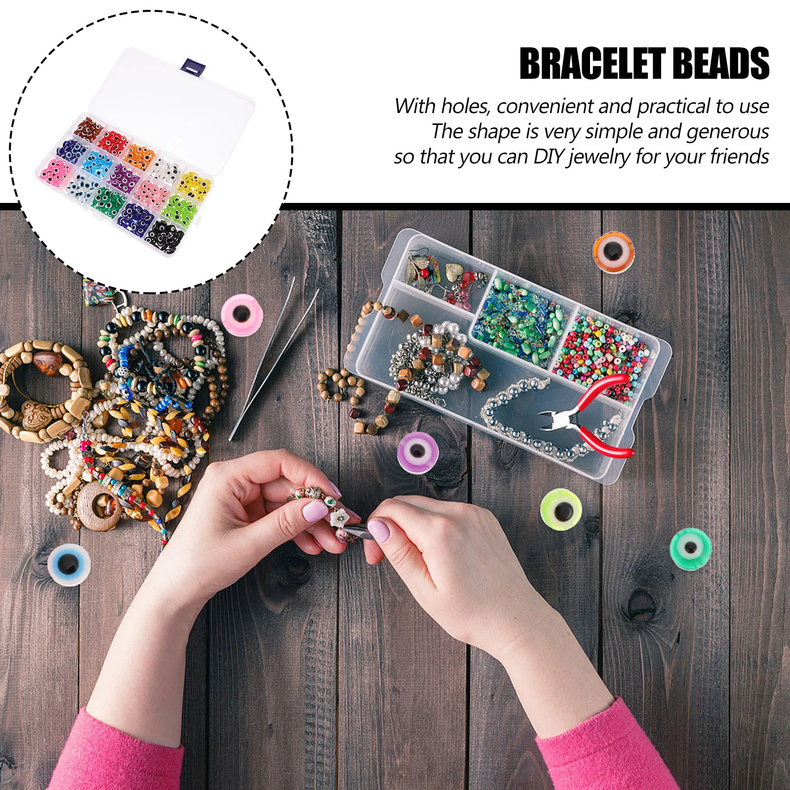 Horror Eye Beads Loose Resin Jewelry Making DIY Accessories Shape Spacer Bead Craft Supplies Necklace Bracelet Pendant
Horror Eye Beads Loose Resin Jewelry Making DIY Accessories Shape Spacer Bead Craft Supplies Necklace Bracelet Pendant