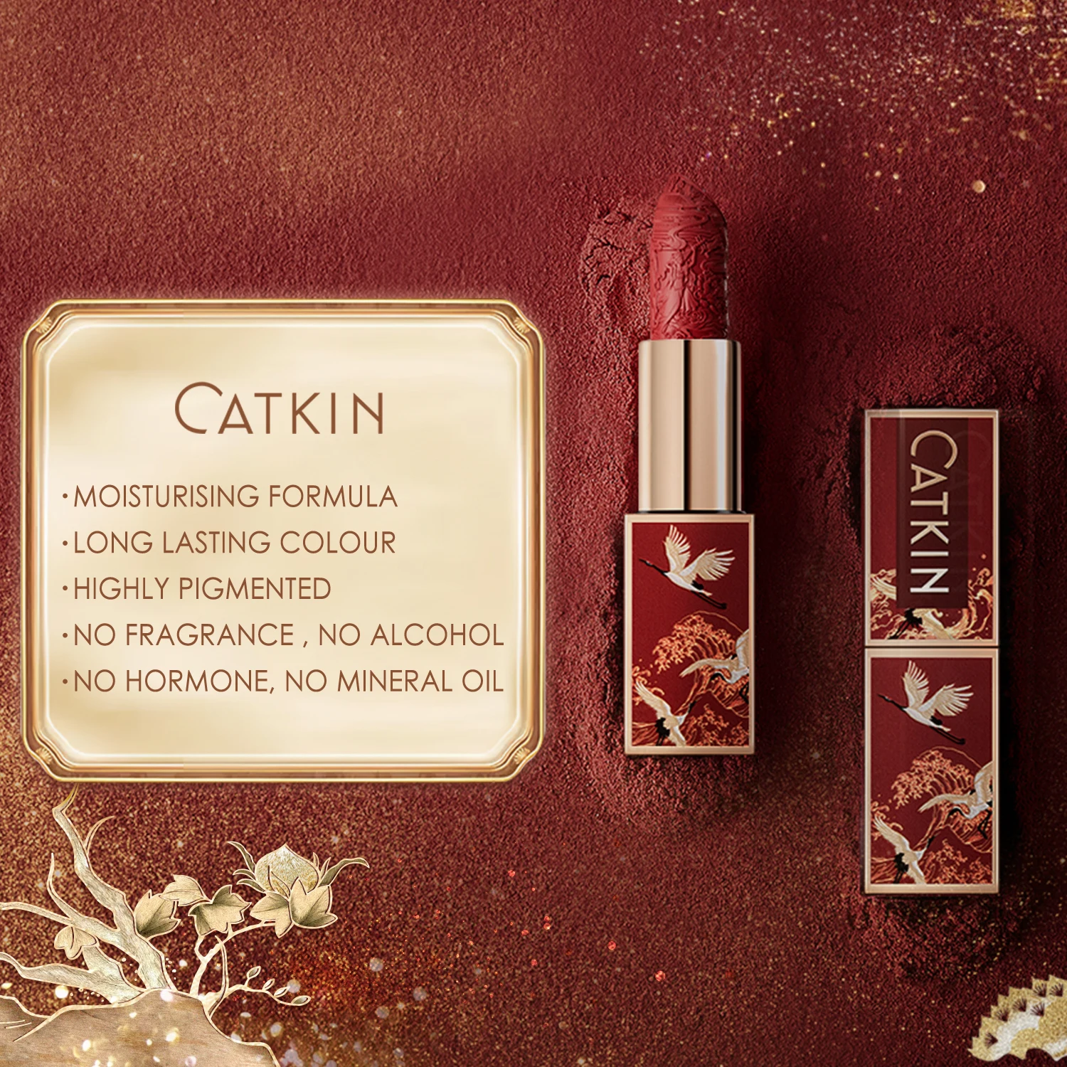 Матовая помада CATKIN Makeup Velvet, увлажняющая, стойкая, с гладкой и кремовой текстурой, 3,6 г
Матовая помада CATKIN Makeup Velvet, увлажняющая, стойкая, с гладкой и кремовой текстурой, 3,6 г