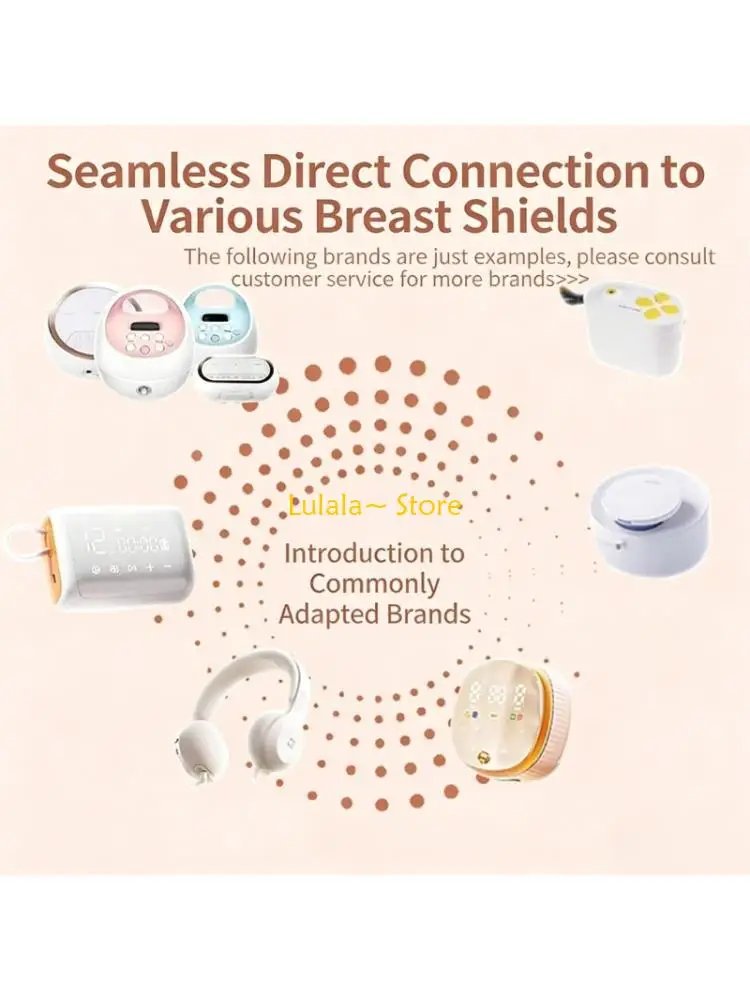 Y4QA Effective Breast Pump Fitting Adapter Convert 24mm to 13mm/15mm/17mm/19mm/21mm
Y4QA Effective Breast Pump Fitting Adapter Convert 24mm to 13mm/15mm/17mm/19mm/21mm