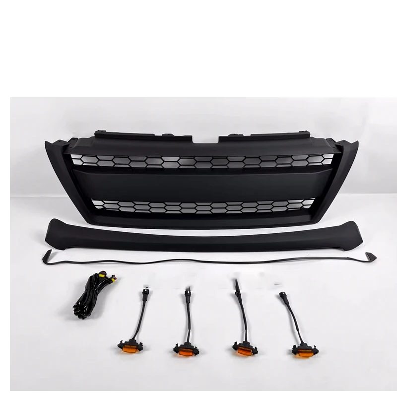 Передняя решетка автомобиля для Toyota Land Crusier Prado fj150 2010-2013, верхняя решетка переднего бампера со светодиодной решеткой янтарного света, ABS 
Передняя решетка автомобиля для Toyota Land Crusier Prado fj150 2010-2013, верхняя решетка переднего бампера со светодиодной решеткой янтарного света, ABS