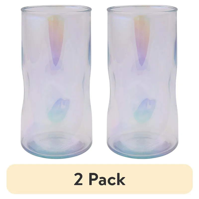(2 pack) Plastic Iridescent 21-Ounce Tall Tumbler
(2 pack) Plastic Iridescent 21-Ounce Tall Tumbler