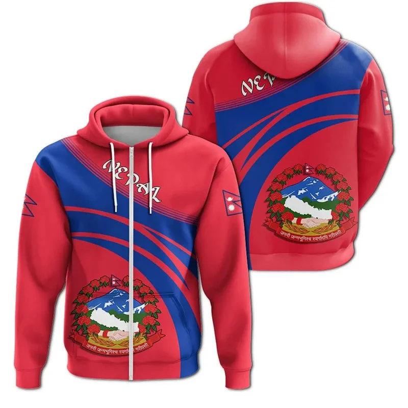 Harajuku Autumn 3D Nepal National Flag Map Printing Zip Up Hoodies Nepal Coat Of Arms Graphic Zipper Sweatshirts Mens Pullovers
Harajuku Autumn 3D Nepal National Flag Map Printing Zip Up Hoodies Nepal Coat Of Arms Graphic Zipper Sweatshirts Mens Pullovers