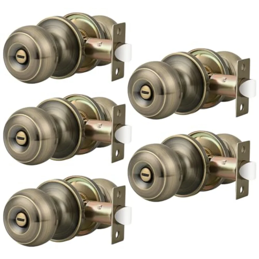 Privacy Door Knobs Lock Interior Bedroom Bathroom Door Handle Round Ball Keyless Lockset
Privacy Door Knobs Lock Interior Bedroom Bathroom Door Handle Round Ball Keyless Lockset