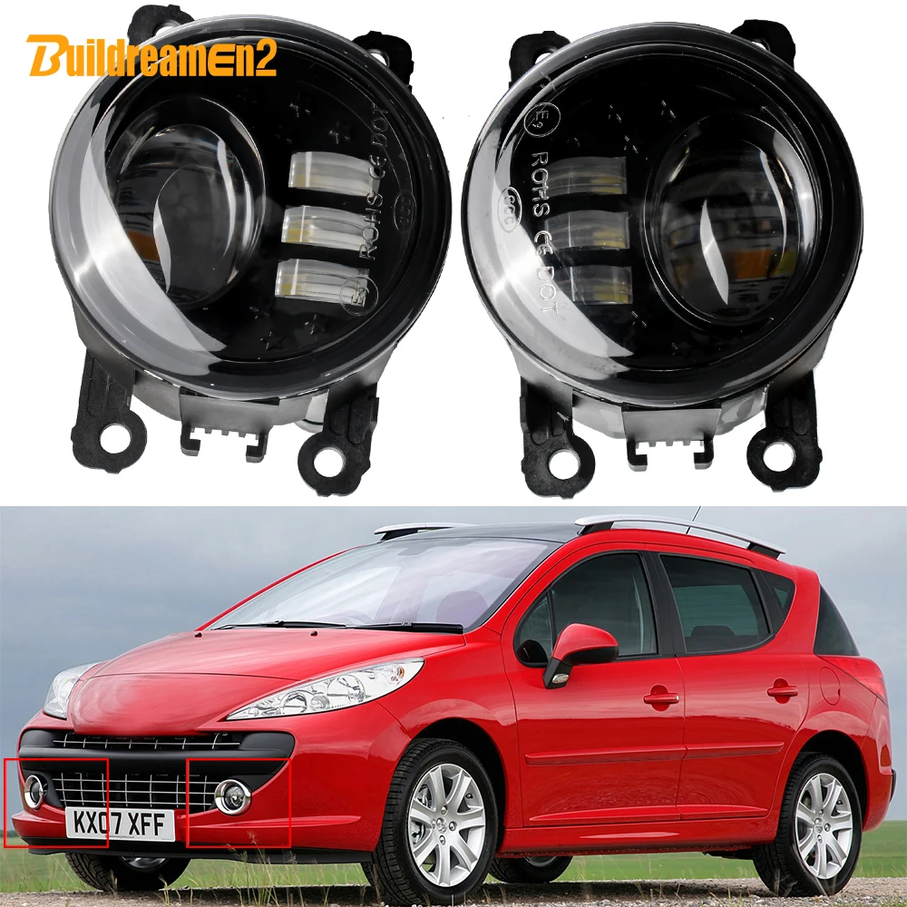2 шт., 30 Вт, H11, светодиодные линзы, противотуманные фары в сборе для Peugeot 207 CC SW Hatchback 2006-2012, передний бампер автомобиля, противотуманные фары DRL
2 шт., 30 Вт, H11, светодиодные линзы, противотуманные фары в сборе для Peugeot 207 CC SW Hatchback 2006-2012, передний бампер автомобиля, противотуманные фары DRL