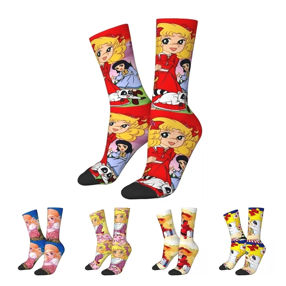Fashion Candy Candy Cartoon Sports Socks Anime Polyester Crew Socks for Women Men
Fashion Candy Candy Cartoon Sports Socks Anime Polyester Crew Socks for Women Men