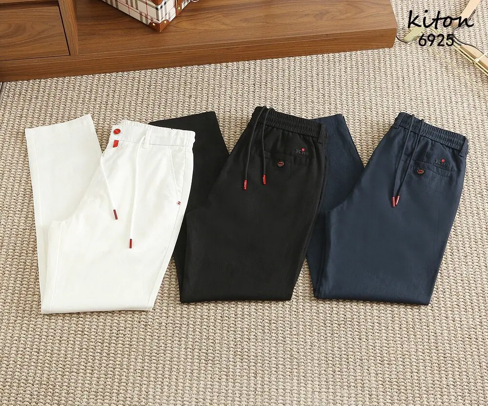 Italian spring and summer new kiton men's casual pants linen fashion versatile trousers
Italian spring and summer new kiton men's casual pants linen fashion versatile trousers