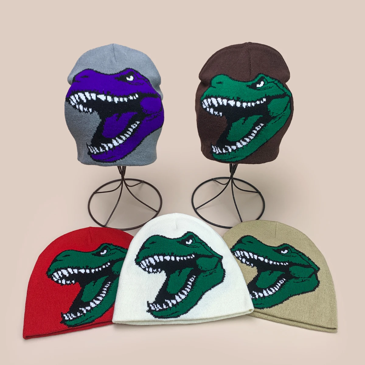 Cartoon Jacquard Dinosaur Knitted Hats New Men Women Street Warm Hip-hop Fashion Personal Color Block Versatile Outdoor Beanies
Cartoon Jacquard Dinosaur Knitted Hats New Men Women Street Warm Hip-hop Fashion Personal Color Block Versatile Outdoor Beanies