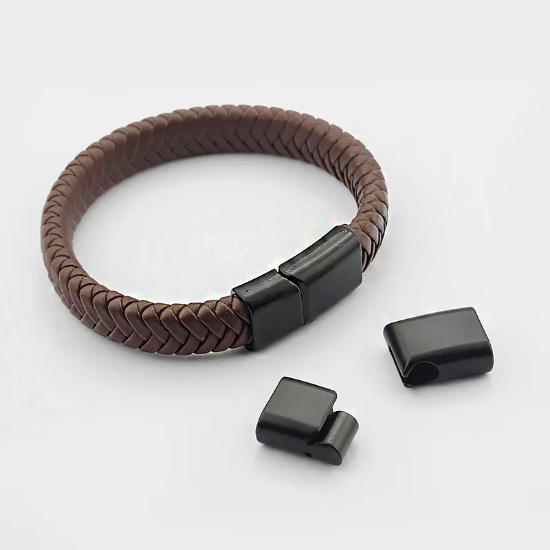 2Sets Flat Magnetic Clasps Black 11.5x5.5mm Holes Glue End Caps Clasps For DIY Leather Bracelet Necklace Jewelry Making Supplies
2Sets Flat Magnetic Clasps Black 11.5x5.5mm Holes Glue End Caps Clasps For DIY Leather Bracelet Necklace Jewelry Making Supplies
