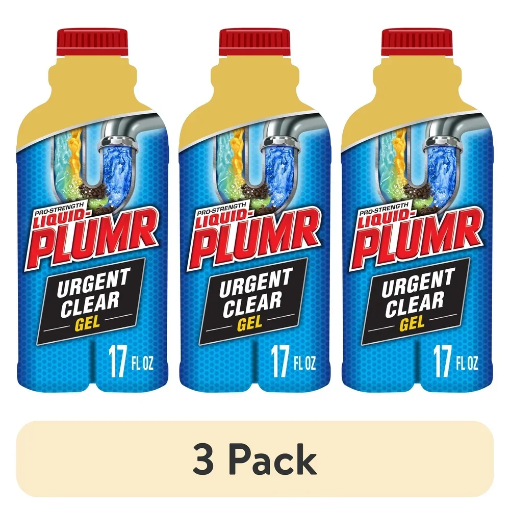 Термильный прозрачный сливной гель для удаления засора, 3 упаковки, 17 жидких унций, быстродействующие разрушения, смазка для волос, мыло, безопасные трубки
Термильный прозрачный сливной гель для удаления засора, 3 упаковки, 17 жидких унций, быстродействующие разрушения, смазка для волос, мыло, безопасные трубки