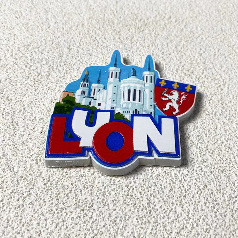 Creative architectural landmarks for Lyon tourism souvenirs, 3D hand-painted refrigerator magnets, powerful magnets
Creative architectural landmarks for Lyon tourism souvenirs, 3D hand-painted refrigerator magnets, powerful magnets