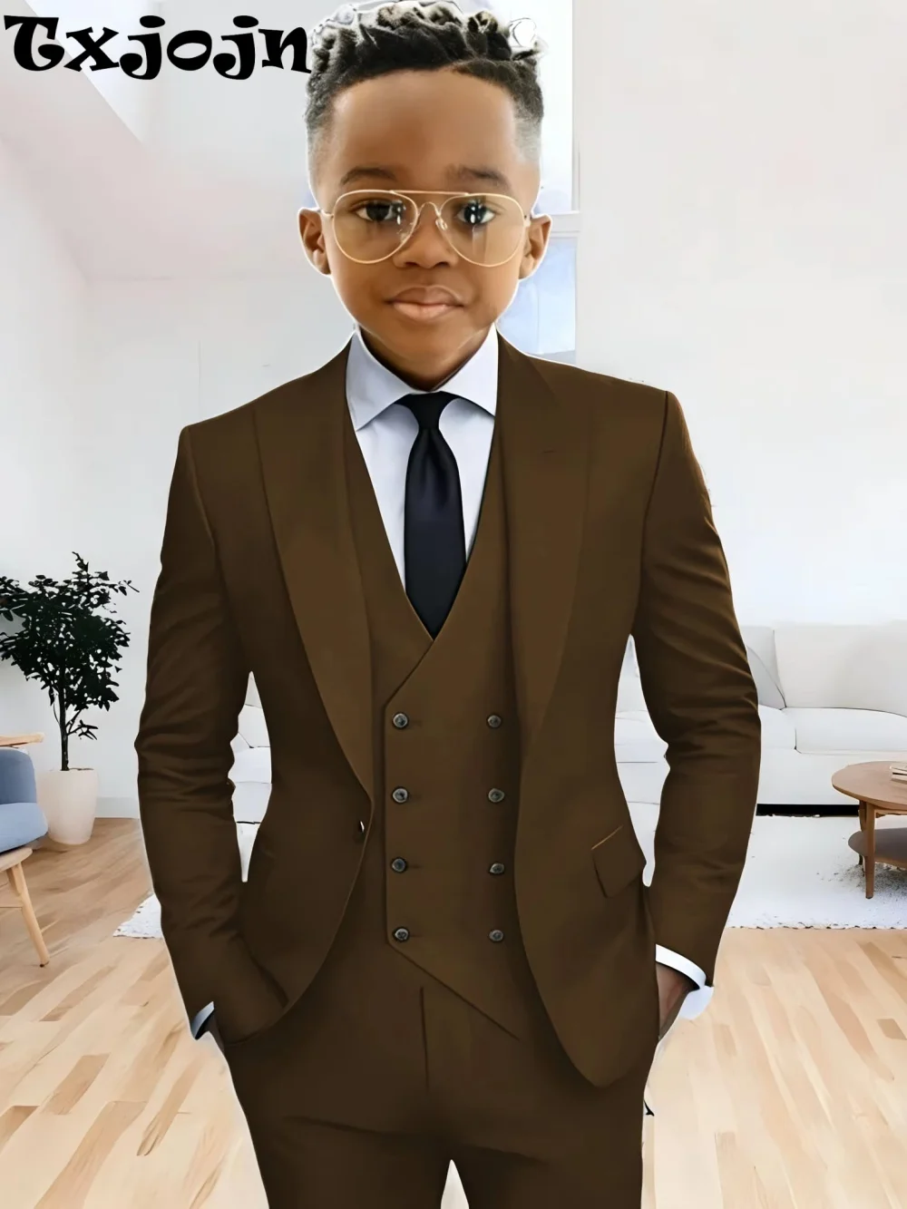 Solid Boys Slim Fit Suits 3 Pieces Birthday Party Wear Handsome Elegant Kids Jacket Vest Pants Tuxedo Sets Wedding Guest Clothes
Solid Boys Slim Fit Suits 3 Pieces Birthday Party Wear Handsome Elegant Kids Jacket Vest Pants Tuxedo Sets Wedding Guest Clothes