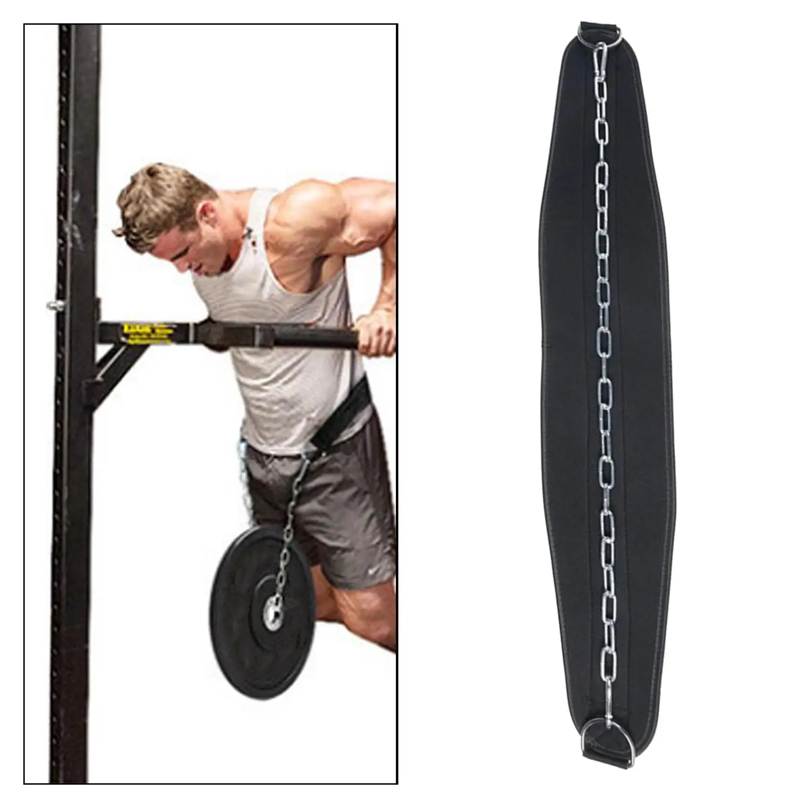 Dipping Belt with Chain 35inch Weighted Chain for Unisex Dips Pull Ups Weight
Dipping Belt with Chain 35inch Weighted Chain for Unisex Dips Pull Ups Weight