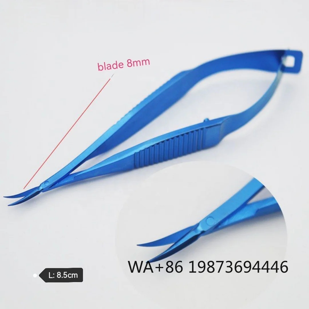 Angled Tip Vannas Capsulotomy Scissors for Accurate Eye Capsule Cutting Operation
Angled Tip Vannas Capsulotomy Scissors for Accurate Eye Capsule Cutting Operation