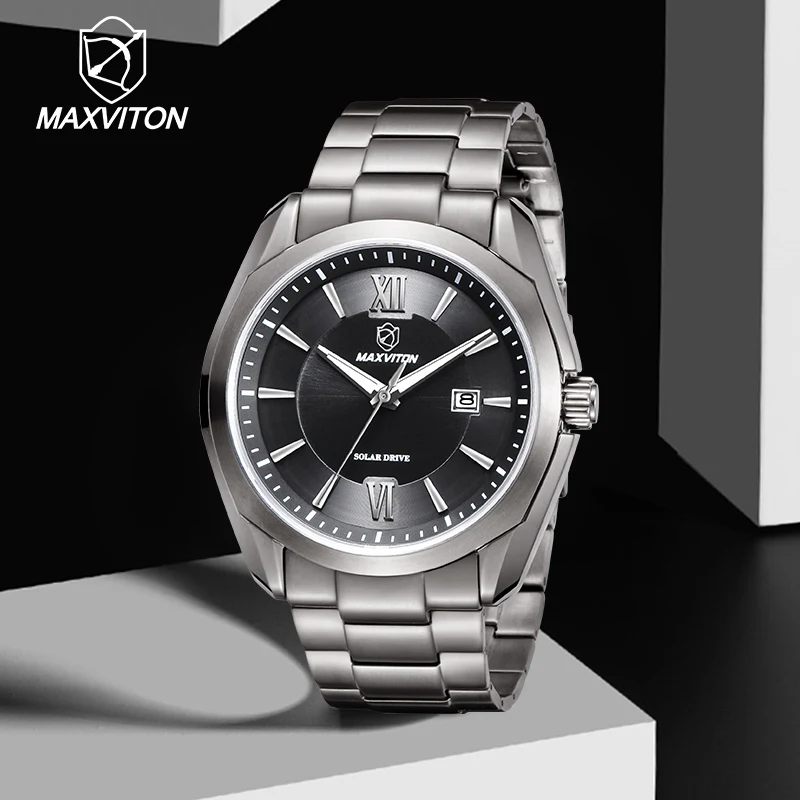 Maxviton Titanium Watch for Men – Luxury Stylish, Luminous, Waterproof, Solar Powered
Maxviton Titanium Watch for Men – Luxury Stylish, Luminous, Waterproof, Solar Powered