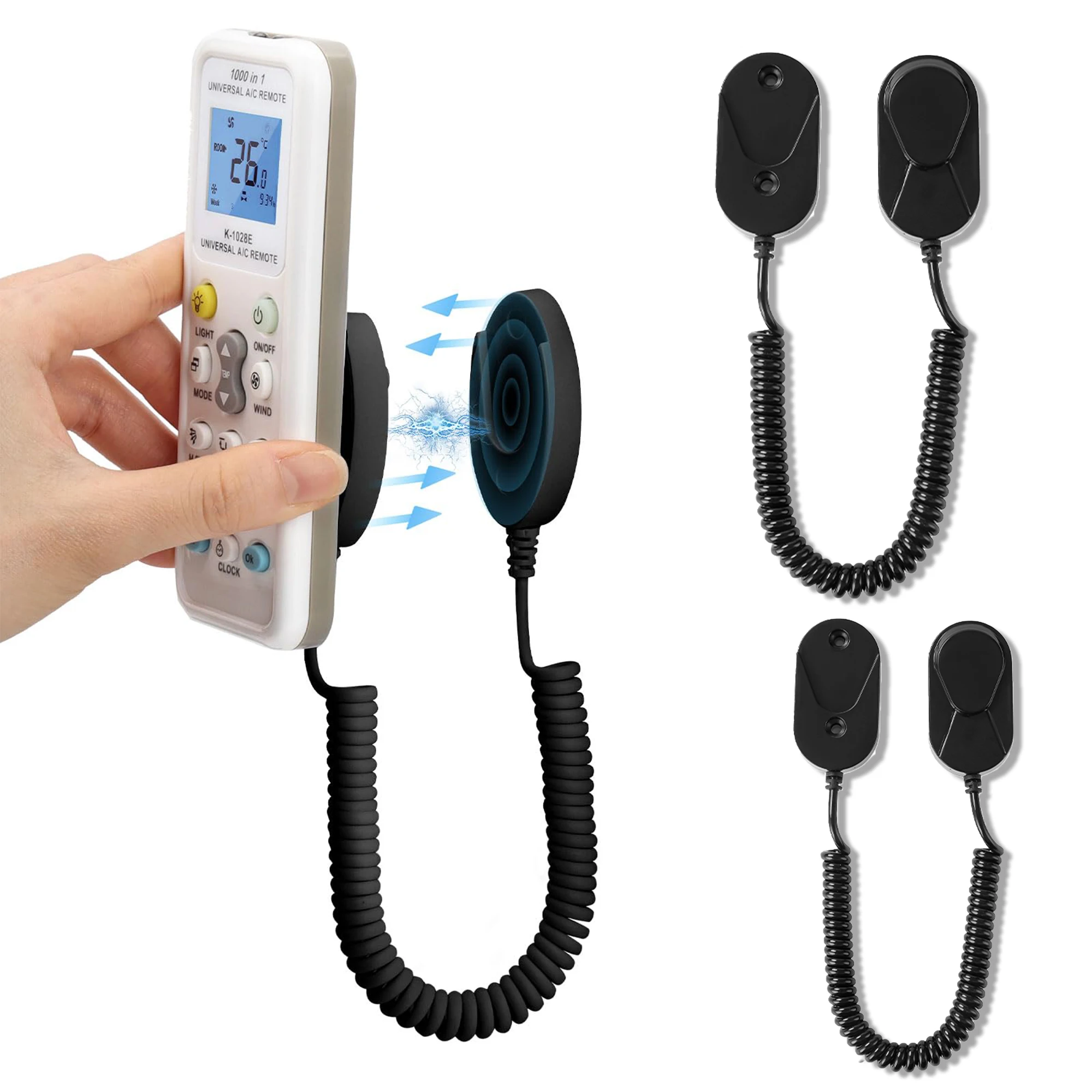 Remote Control Anti-Loss Strap with Fixed Coiled Spring Belt for Wall Mounting - No Drilling Required, Easy to Install
Remote Control Anti-Loss Strap with Fixed Coiled Spring Belt for Wall Mounting - No Drilling Required, Easy to Install