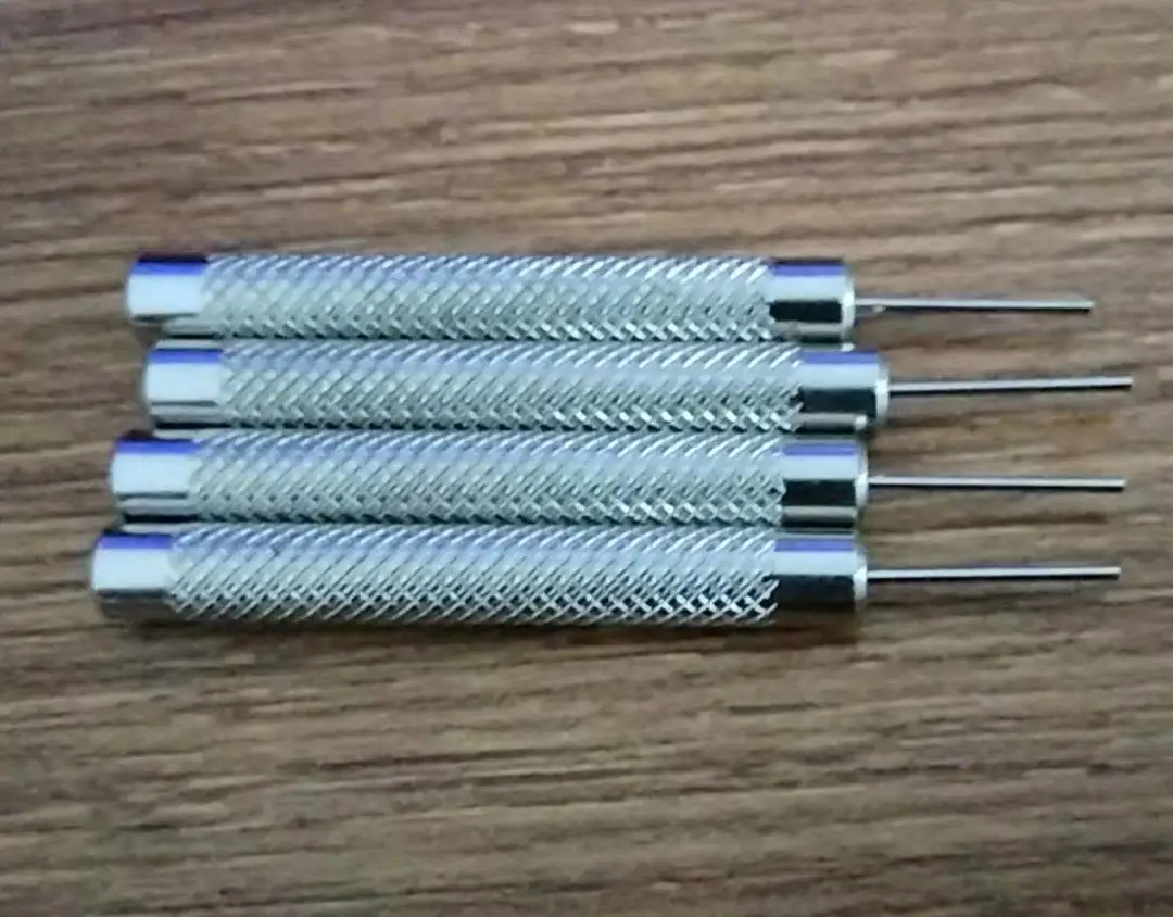 4PCS Little Pin Punch Tool 0.8mm for Removing Metal Watch Bracelet Band Link Pin W2883
4PCS Little Pin Punch Tool 0.8mm for Removing Metal Watch Bracelet Band Link Pin W2883