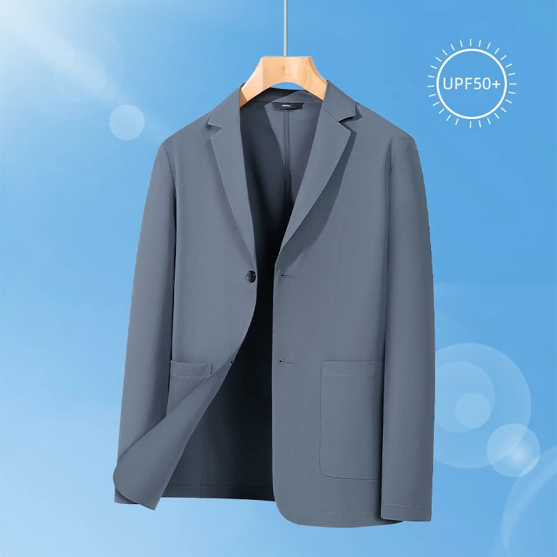 2026 Early Autumn Men's Business Casual Blazer Solid Color Ultra-thin Breathable Anti-wrinkle Clothing UV-proof Suit Top Jacket
2026 Early Autumn Men's Business Casual Blazer Solid Color Ultra-thin Breathable Anti-wrinkle Clothing UV-proof Suit Top Jacket