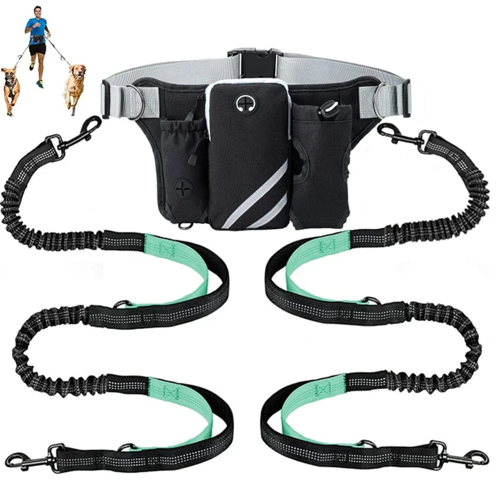 2026 Hands Free Dog Leash For 2 Dogs With Water Poop Bag Holder Cell Phone Pouch Reflective Elastic Extendable Dog Leash Waist
2026 Hands Free Dog Leash For 2 Dogs With Water Poop Bag Holder Cell Phone Pouch Reflective Elastic Extendable Dog Leash Waist