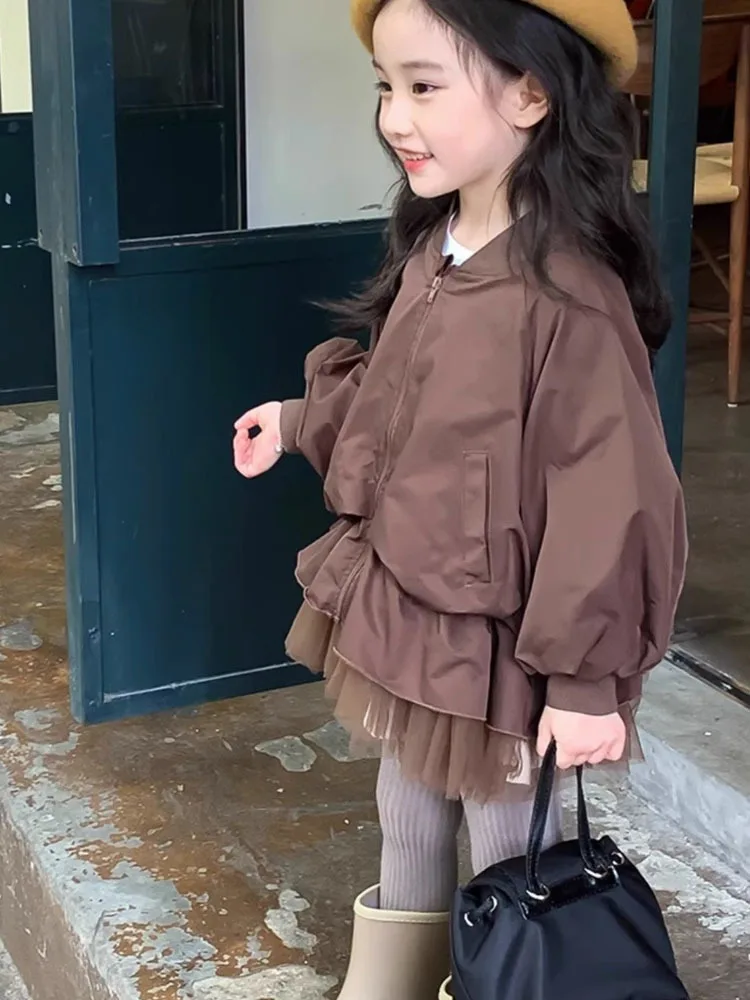 Girls' Coat Spring Autumn Baby Jacket Versatile Windbreaker Autumn Wear Children Top Girls Clothes 2 To 8 Years Outerwear
Girls' Coat Spring Autumn Baby Jacket Versatile Windbreaker Autumn Wear Children Top Girls Clothes 2 To 8 Years Outerwear