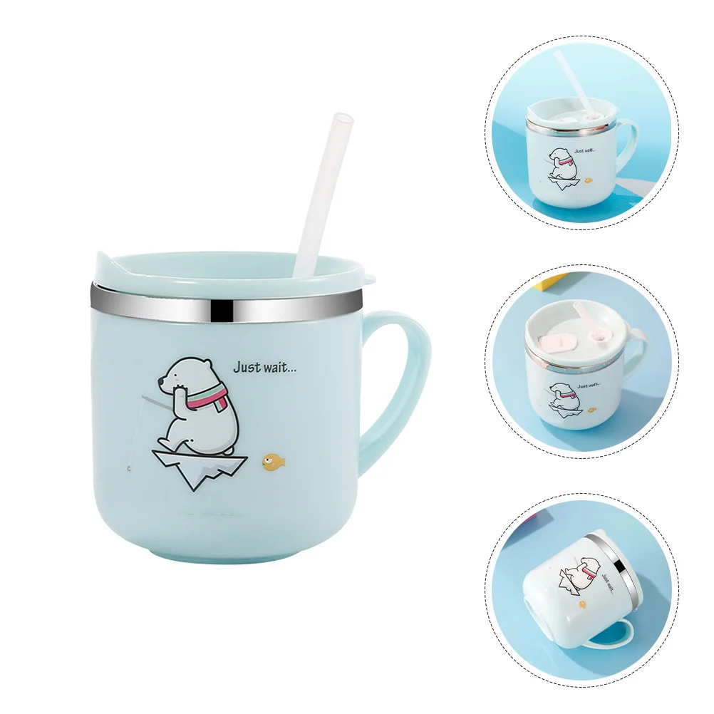 Toddler Cartoon Stainless Steel Water Cup Kids Portable Straw Sippy Cup Durable Baby Drinking Mug for Home Outdoor 
Toddler Cartoon Stainless Steel Water Cup Kids Portable Straw Sippy Cup Durable Baby Drinking Mug for Home Outdoor