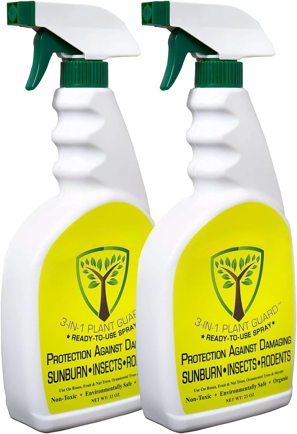 23 oz 3-in-1 Plant Guard Spray Bottle White, 2 Pack
23 oz 3-in-1 Plant Guard Spray Bottle White, 2 Pack