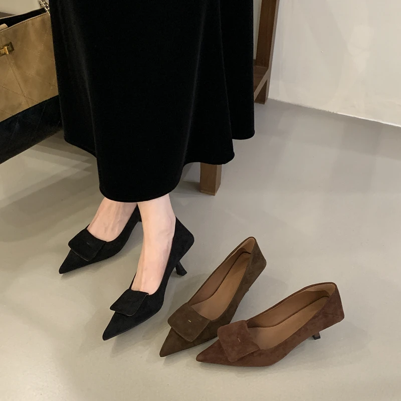 SUOJIALUN 2025 Women Pumps Shoes Autumn Fashion Pointed Toe Shallow Slip On Single Shoes Thin High Heel Ladies Elegant Boat Shoe
SUOJIALUN 2025 Women Pumps Shoes Autumn Fashion Pointed Toe Shallow Slip On Single Shoes Thin High Heel Ladies Elegant Boat Shoe