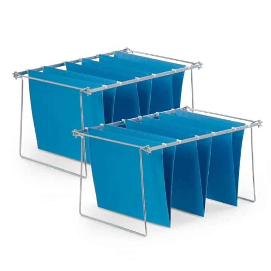 Blue Summit Hanging File Bars For File Cabinet, Letter Size, 13x17.5, Metal Files Holder Bars on Desktop, File Drawer Organizer
Blue Summit Hanging File Bars For File Cabinet, Letter Size, 13x17.5, Metal Files Holder Bars on Desktop, File Drawer Organizer