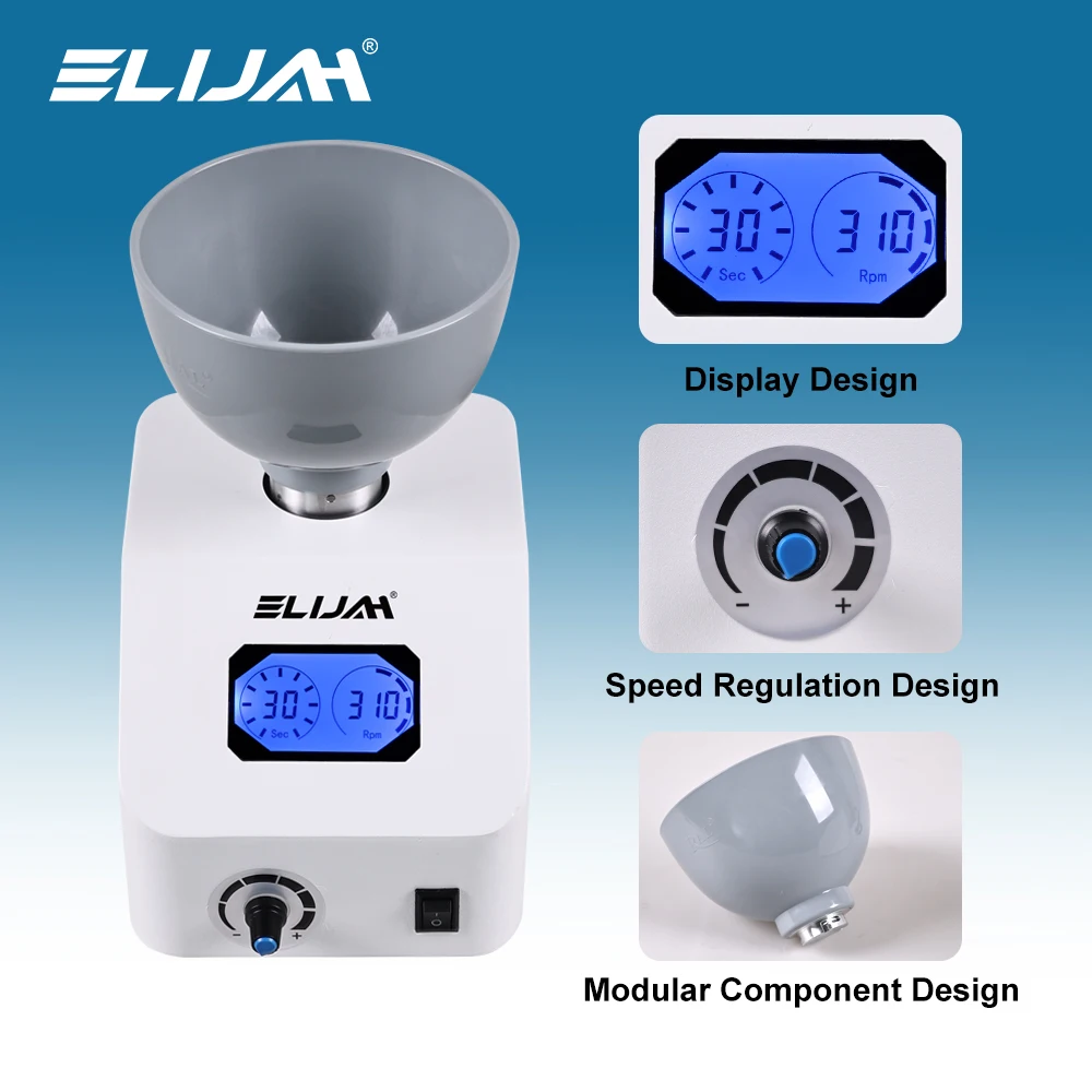 ELIJAH Dental Impression Material Mixer Dentistry Alginate Gypsum Powder Molding Material Mixing Machine Dentist Lab Equipment
ELIJAH Dental Impression Material Mixer Dentistry Alginate Gypsum Powder Molding Material Mixing Machine Dentist Lab Equipment