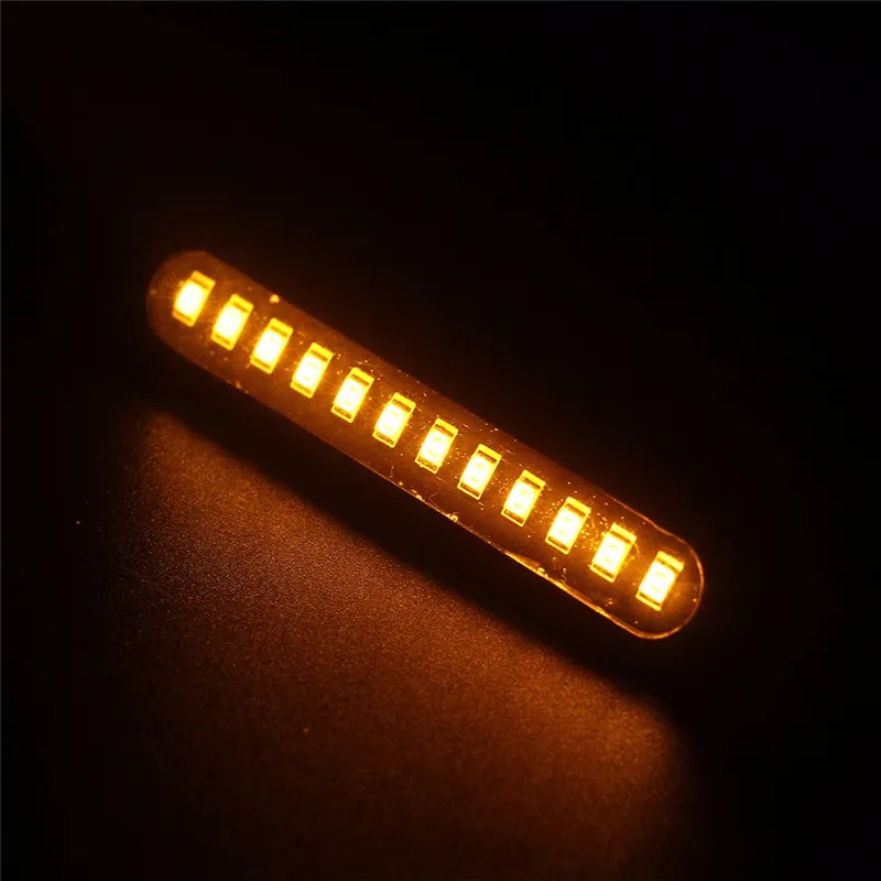 Hot Selling-Car Motorcycle Flowing Water Tail Brake Lights 12 Led Turn Signals Strip 3528Smd License Plate Light Blinker Stop Fl
Hot Selling-Car Motorcycle Flowing Water Tail Brake Lights 12 Led Turn Signals Strip 3528Smd License Plate Light Blinker Stop Fl