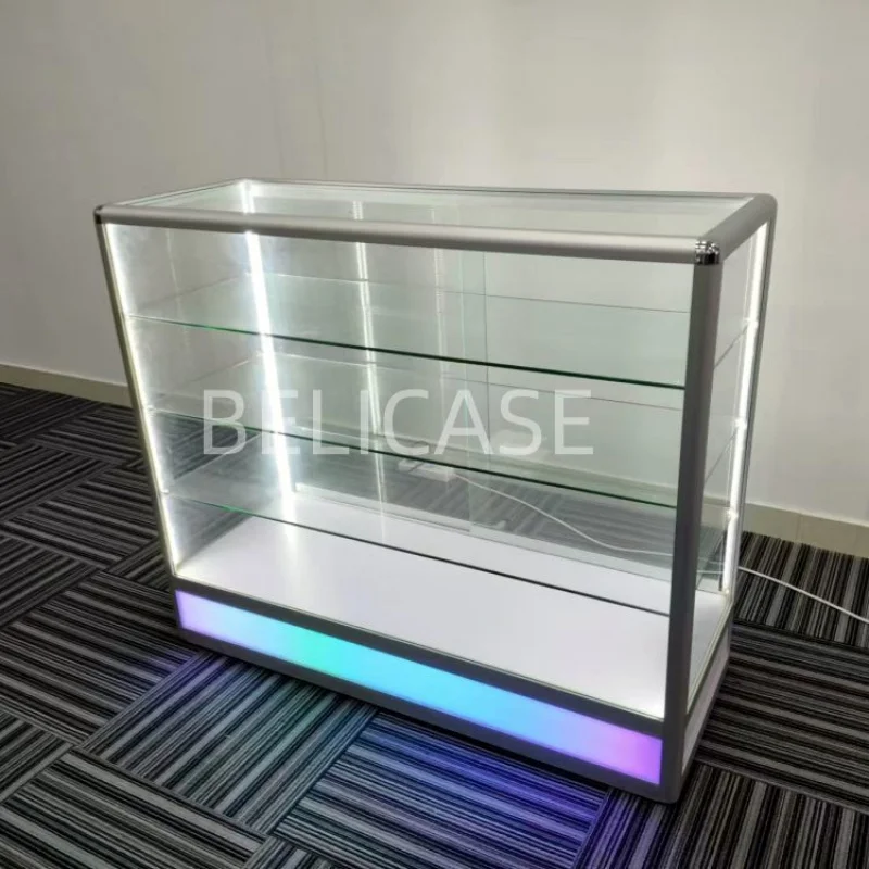 2025 customized.4 Ft Sliding By Round Glass Display Adjustable Shelves Aluminum Glass Showcase Round Glass Display Cabinet
2025 customized.4 Ft Sliding By Round Glass Display Adjustable Shelves Aluminum Glass Showcase Round Glass Display Cabinet