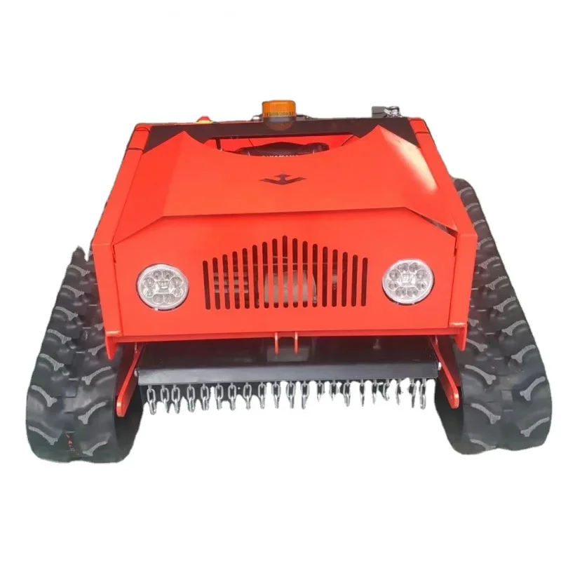 Small Agricultural Orchard Remote Fuel Powered Cutting Machine Tracked Lawn Mower
Small Agricultural Orchard Remote Fuel Powered Cutting Machine Tracked Lawn Mower