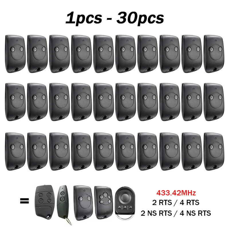 1pcs - 30pcs New Somfy Keygo Keytis NS 2 4 RTS 2RTS 4RTS 1841026 Garage Door Remote Control 433.42MHz
1pcs - 30pcs New Somfy Keygo Keytis NS 2 4 RTS 2RTS 4RTS 1841026 Garage Door Remote Control 433.42MHz