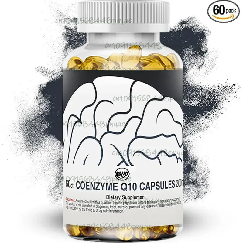 Коэнзим Q10 Капсулы 200 мг Ubiquinone 60 счетчиков энергии, когнитивные и сотовые функции 
Коэнзим Q10 Капсулы 200 мг Ubiquinone 60 счетчиков энергии, когнитивные и сотовые функции