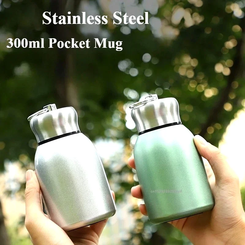 300ML Stainless Steel Pocket Cup Travel Thermal Coffee Mug Mini Thermos Vacuum Flask Insulated Cup Sport Water Bottle
300ML Stainless Steel Pocket Cup Travel Thermal Coffee Mug Mini Thermos Vacuum Flask Insulated Cup Sport Water Bottle