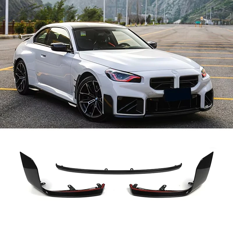 Dry Carbon Fiber MP Style Front Bumper Front Lip 3-Piece for M2/G87 2023+
Dry Carbon Fiber MP Style Front Bumper Front Lip 3-Piece for M2/G87 2023+