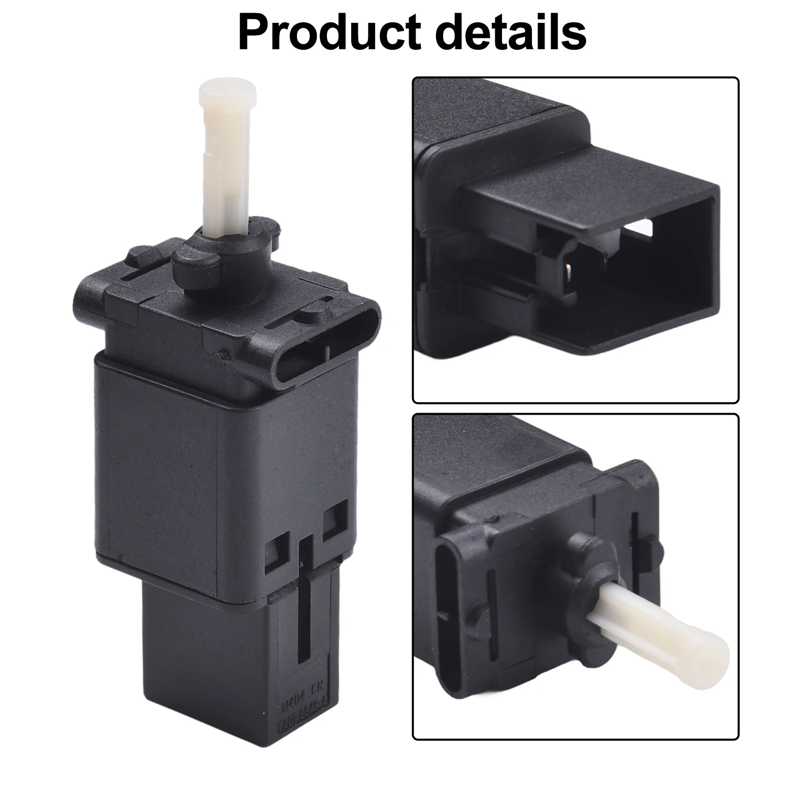 Car Brake Lamp Switch Brake Lamp Switch ABS Material Anti-corrosion Black Color Easy To Install High Universality Fitment
Car Brake Lamp Switch Brake Lamp Switch ABS Material Anti-corrosion Black Color Easy To Install High Universality Fitment