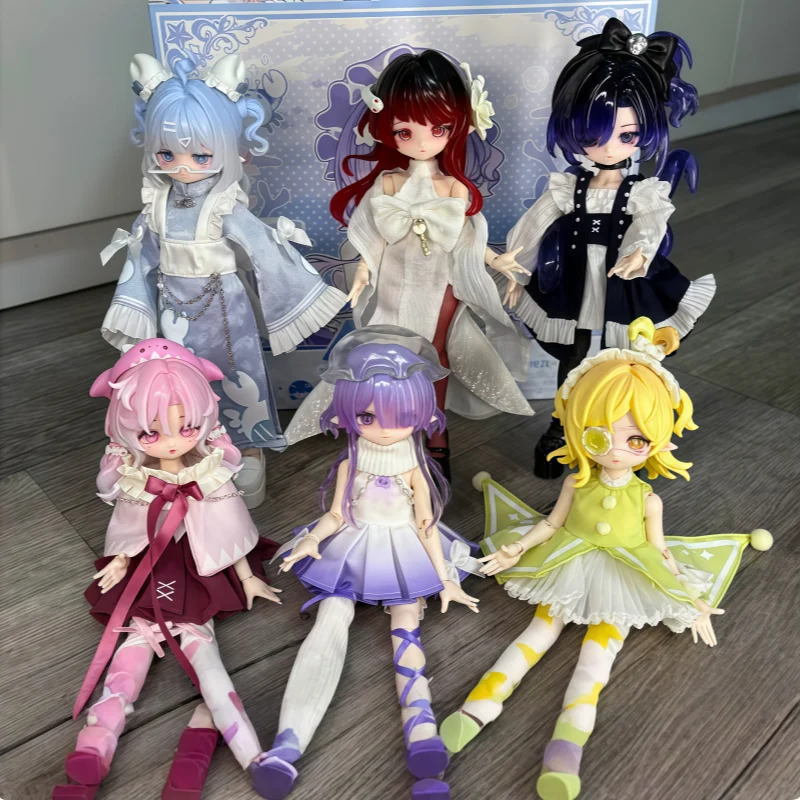 Коллекционная кукла-фигурка Minty 2-го поколения серии Ocean Gem BJD, 8 точек артикуляции, в слепой коробке, подарок для девочек, для хобби и аниме-фанатов
Коллекционная кукла-фигурка Minty 2-го поколения серии Ocean Gem BJD, 8 точек артикуляции, в слепой коробке, подарок для девочек, для хобби и аниме-фанатов
