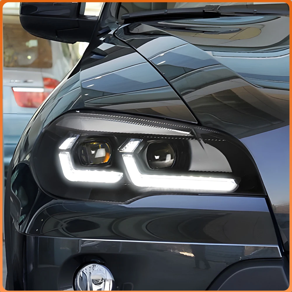 For BMW X5 E70 30i 35i 40i 2007-2013 Plug and Play LED Auto Headlights Assembly Upgrade Double L Projector Lens Car Front Lamps
For BMW X5 E70 30i 35i 40i 2007-2013 Plug and Play LED Auto Headlights Assembly Upgrade Double L Projector Lens Car Front Lamps