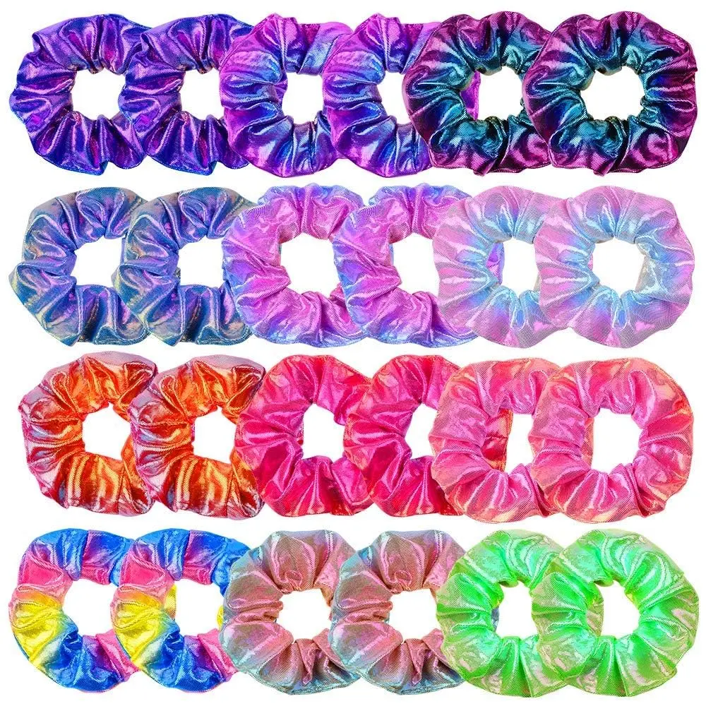 24 Shiny Metallic Hair Scrunchies for Women Girls, Elastic Ponytail Holders with Gift Bag
24 Shiny Metallic Hair Scrunchies for Women Girls, Elastic Ponytail Holders with Gift Bag
