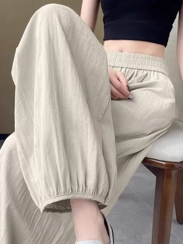 High Waist Loose Fit Lantern Pants Women's Casual Style Spring Summer Fashion plus Size Comfortable Breathable Polyester
High Waist Loose Fit Lantern Pants Women's Casual Style Spring Summer Fashion plus Size Comfortable Breathable Polyester